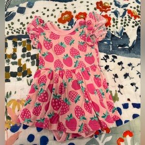 Little Sleepies Sweet Strawberries Twirl Dress